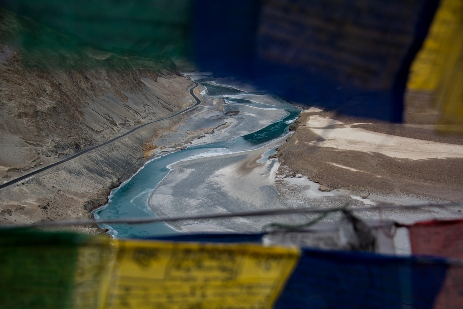 Sangam River View - Confluence of Zanskar & Indus | Leh Ladakh Bike Trip 2026